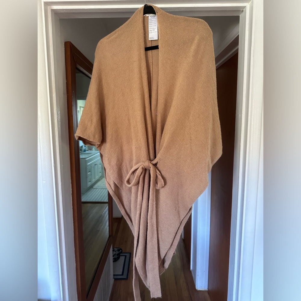 Cardigan / shawl from Anthropologie -camel
